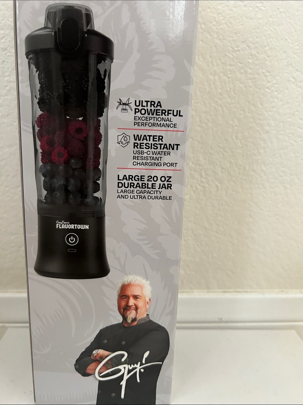 Guy Fieri Portable Blender - Black